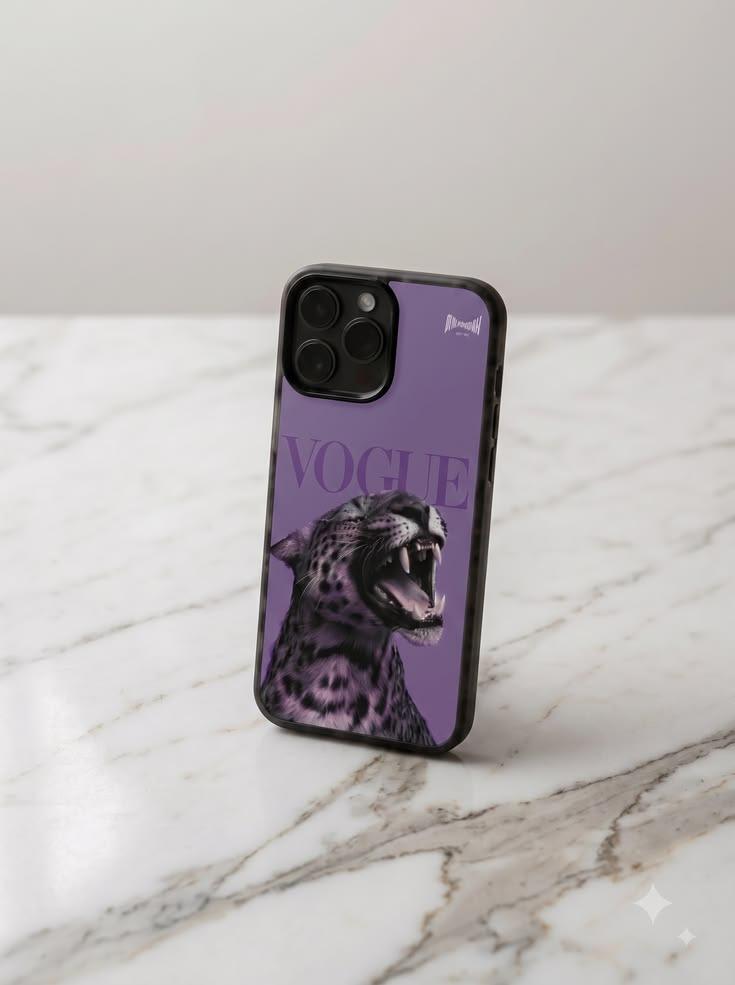 "Vogue" Roaring Leopard Phone Case