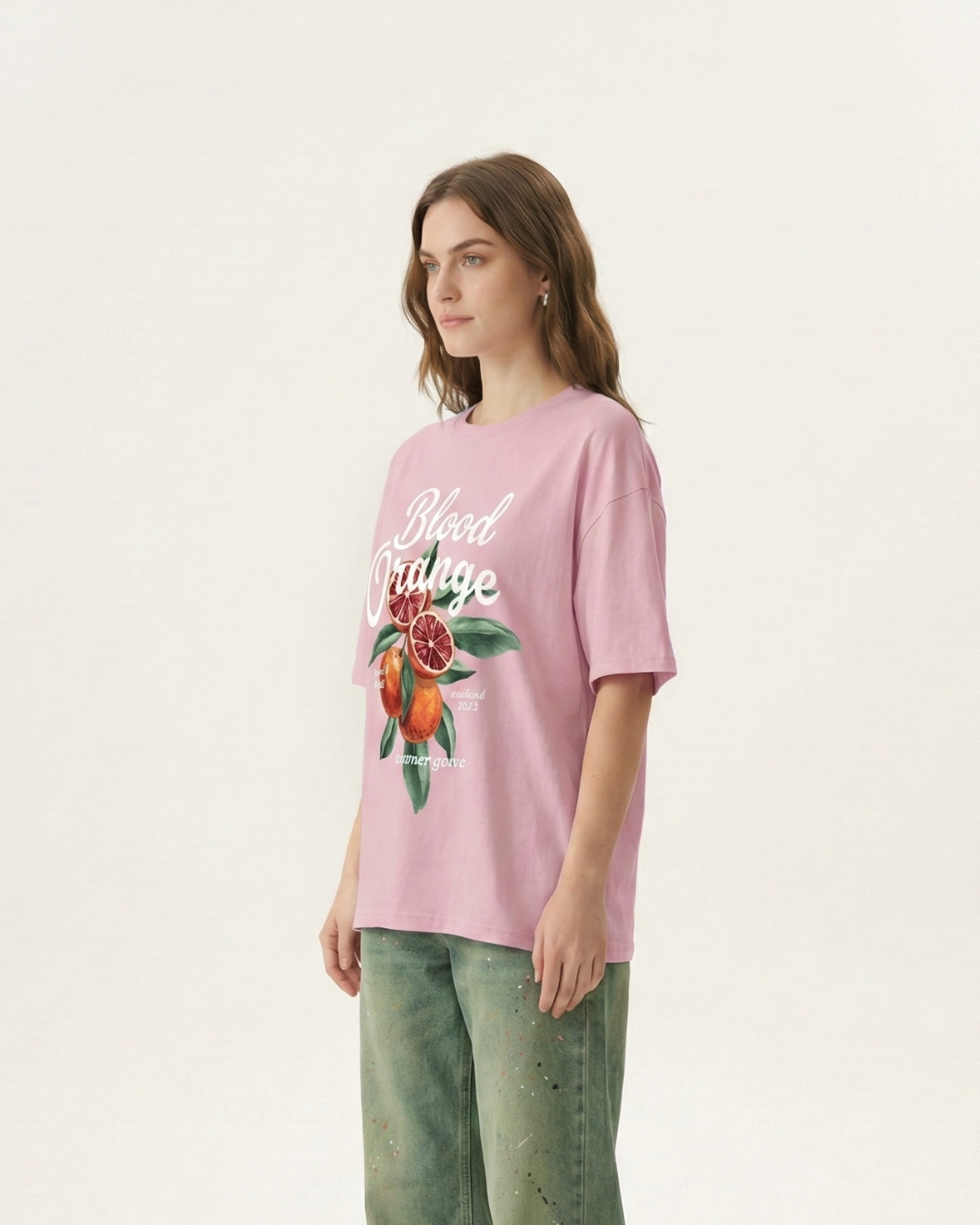 Blood Orange Oversized Tee