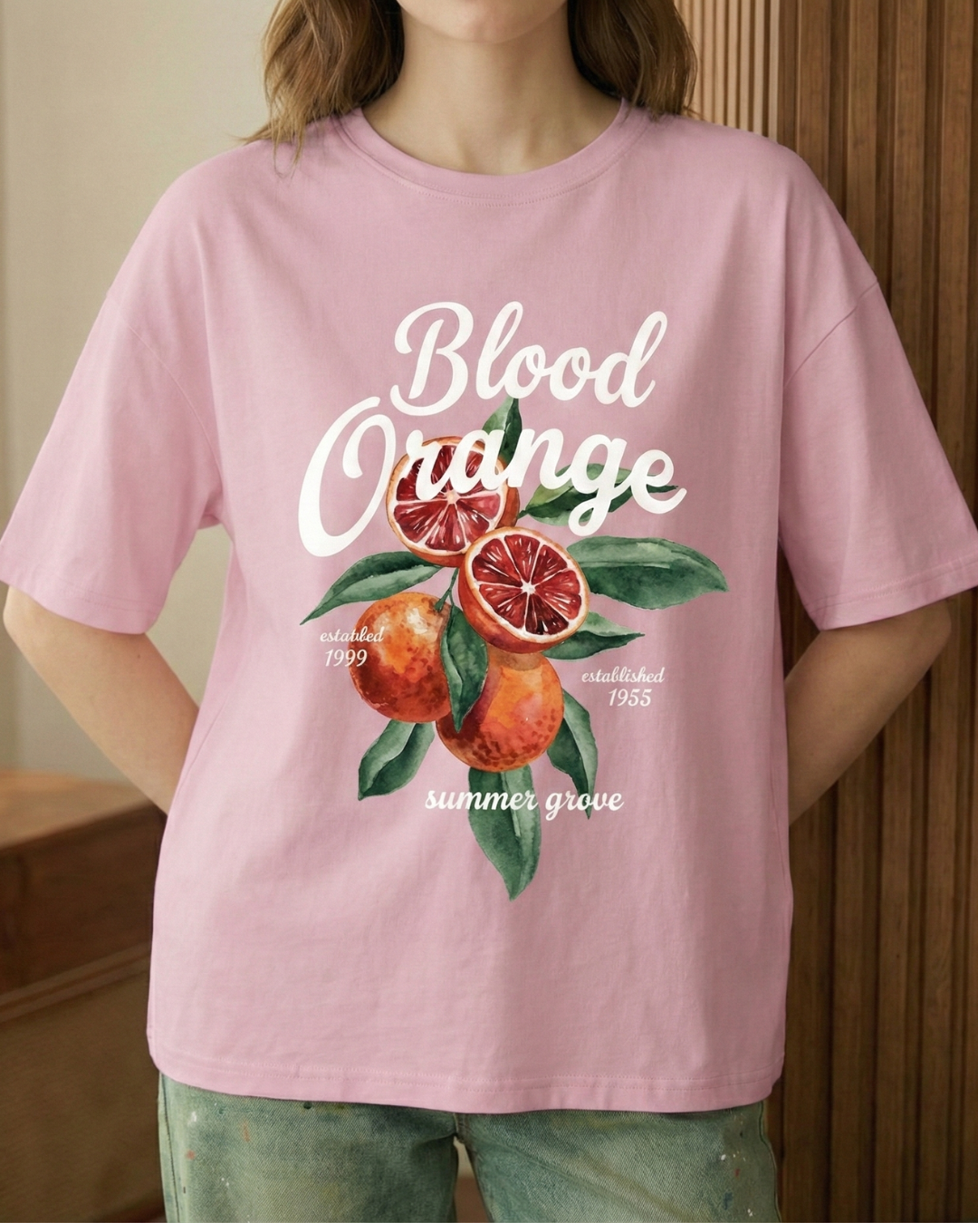 Blood Orange Oversized Tee