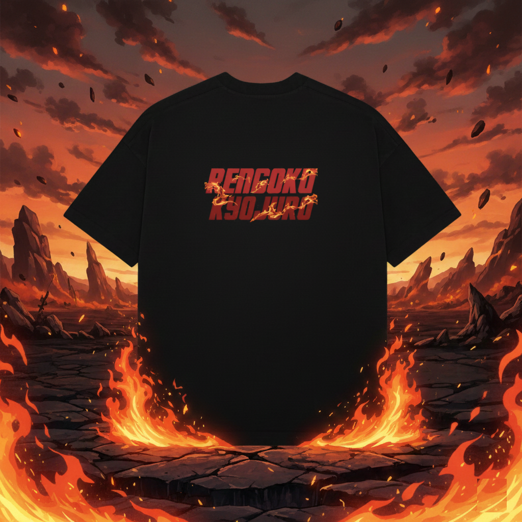 Rengoku DemonSlayer Oversized Tee