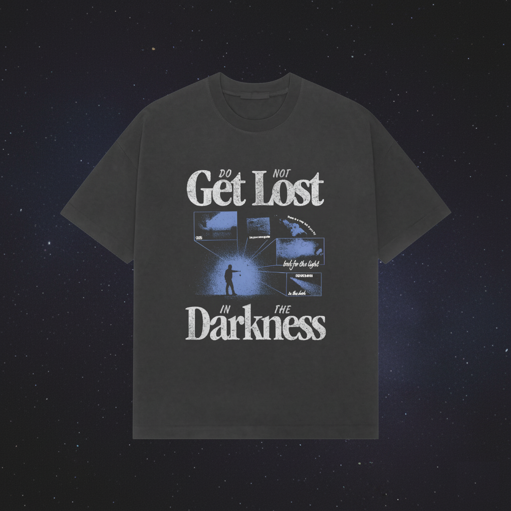 Lost In Darkness Premium Oversized Tee
