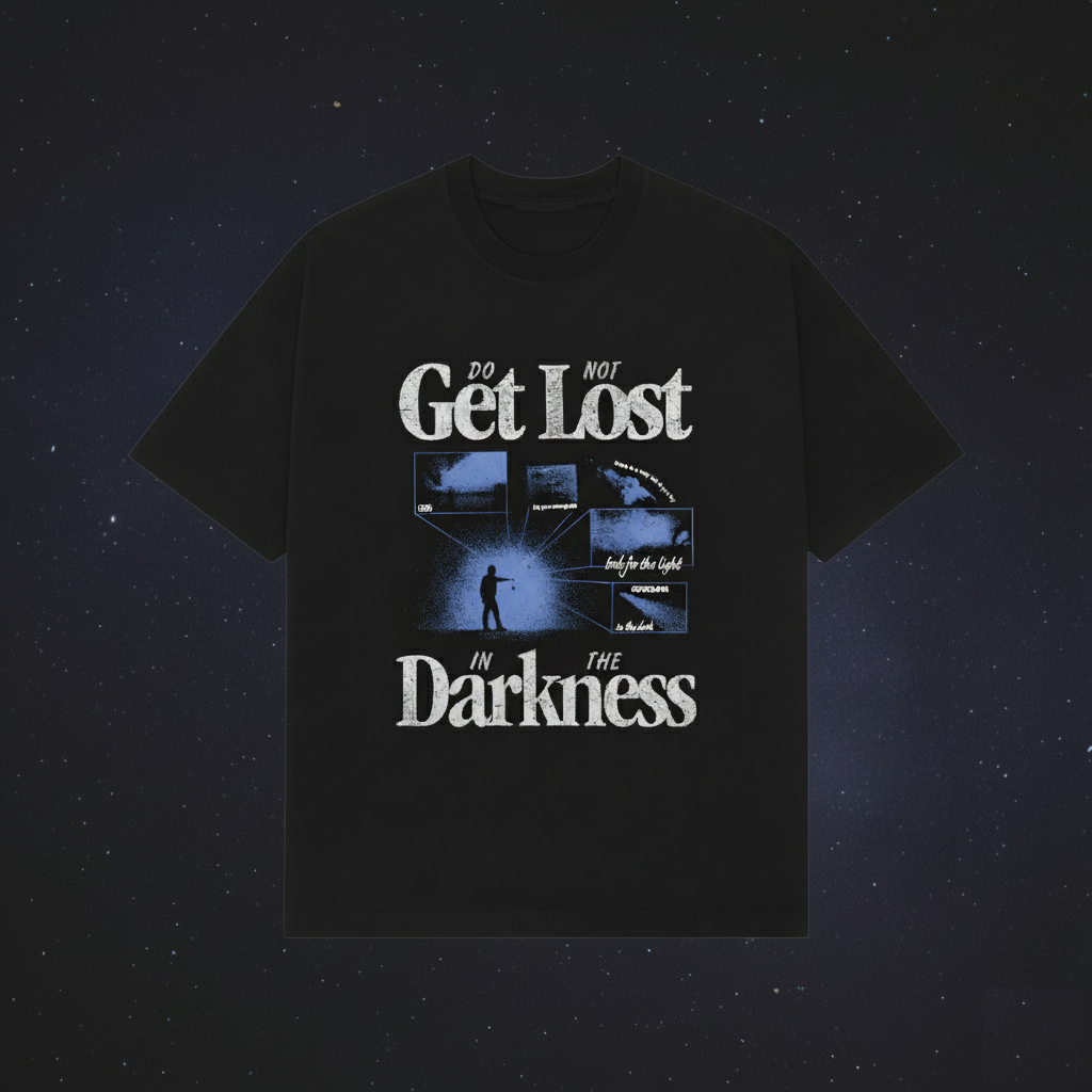 Lost In Darkness Premium Oversized Tee