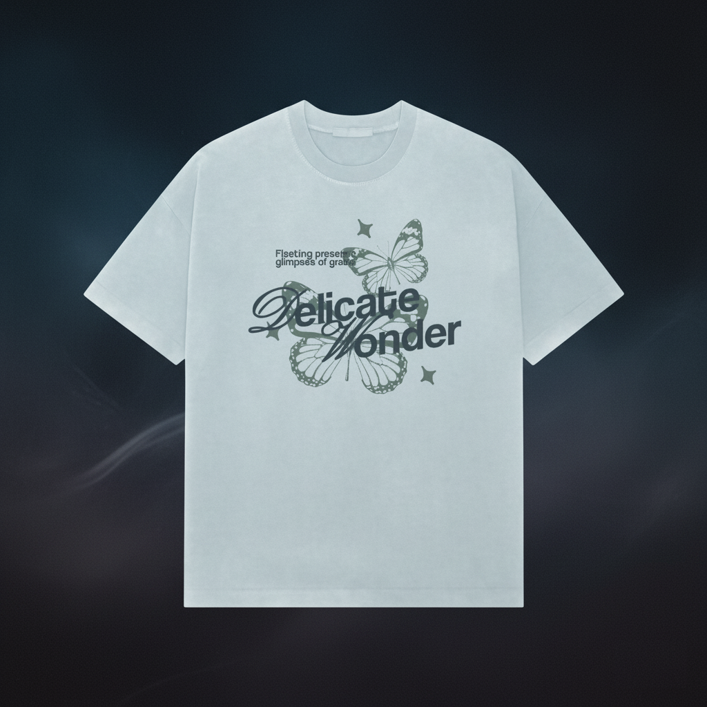 Delicate Wonder Premium Oversized Tee
