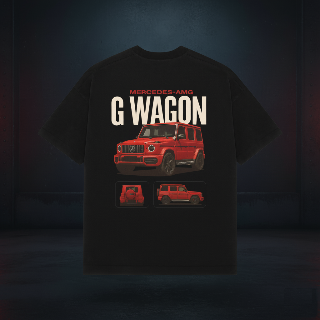 G-Wagon Red Premium Oversized Tee