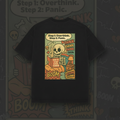 Overthinking Skull Premium Oversized Tee