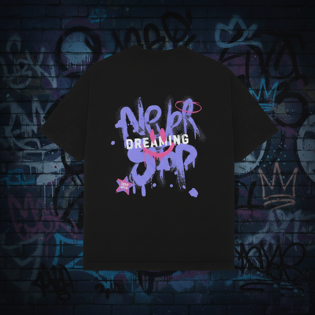 Never Stop Dreaming Premium Oversized Tee