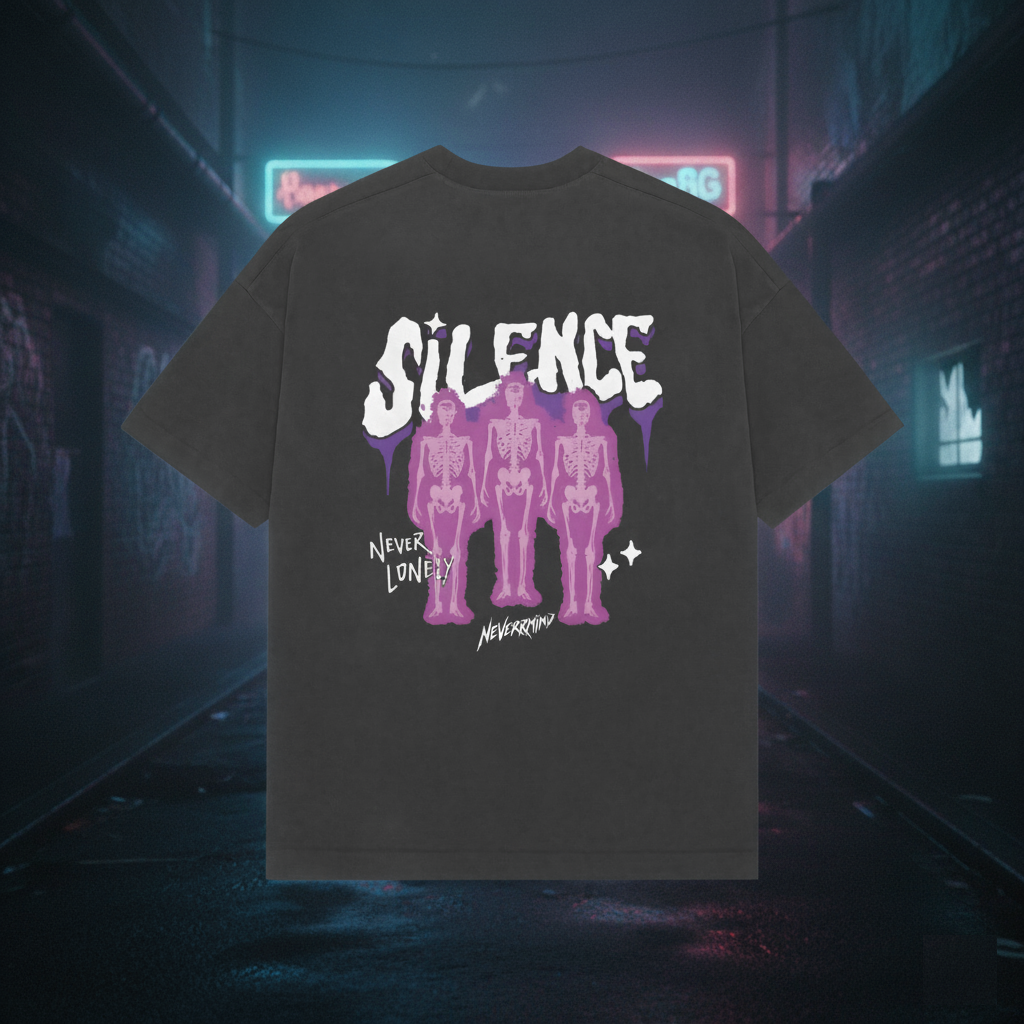 Silence Premium Oversized Tee