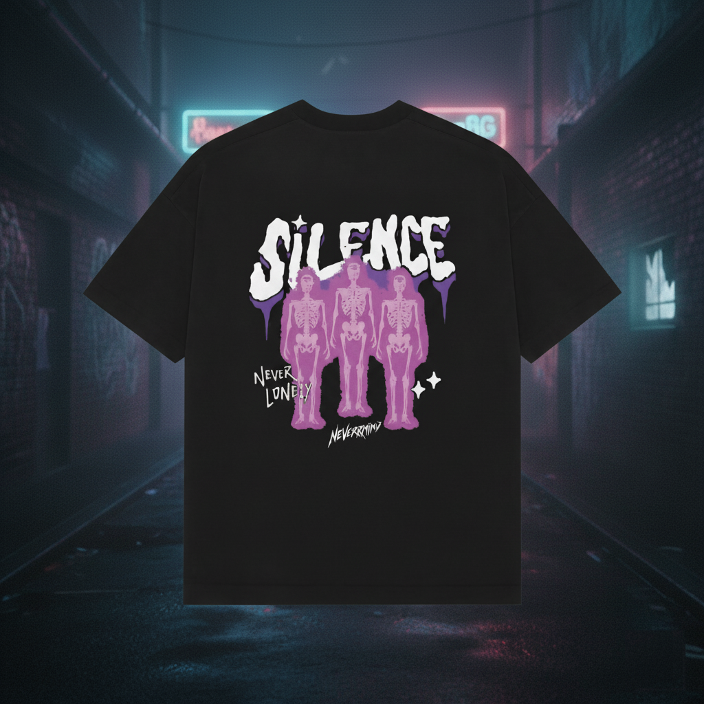 Silence Premium Oversized Tee
