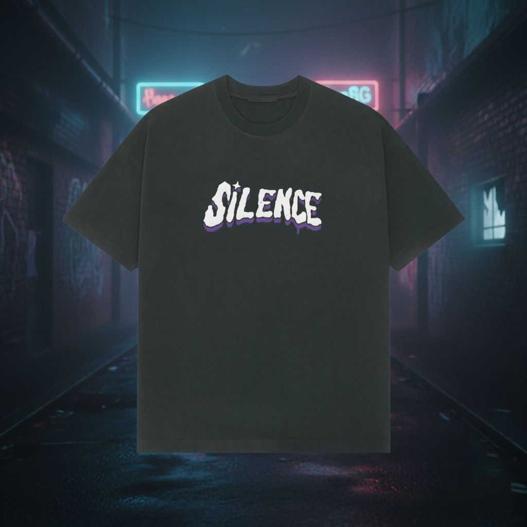 Silence Premium Oversized Tee